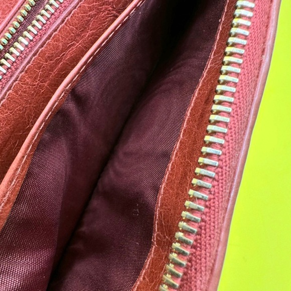 Miu Miu Materasse Leather Zip Wallet Luxury Authentic - Picture 6 of 12